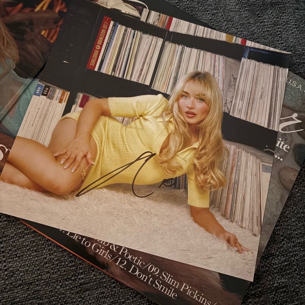 Sabrina Carpenter Short N Sweet Signed Vinyl